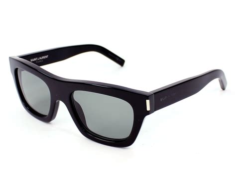 ysl bold black sunglasses|yves saint laurent black sunglasses.